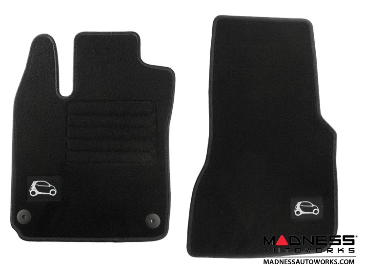 smart fortwo Floor Mats 453 model Carpet with Black Binding